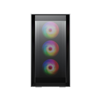 Casing populer komputer Mid Tower tipe-c USB3.0 komputer pemasangan cepat Atx Gaming Case Casing Pc untuk Desktop