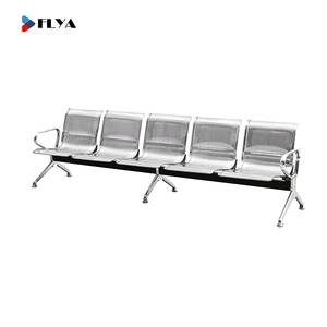 Sillas de Espera FLYA de Acero Inoxidable para Recepción Pública, Aeropuertos, Barberías, Hospitales, con 3/4/5/6 Asientos - Product Image 6