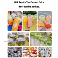 Machine à Sceller les Boîtes de Bubble Tea - Scelleuse Automatique pour Boîtes PET/Soda pour Salons de Thé, Jus et Emballage de Café