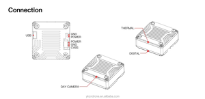 Cámara Infrarroja CADDXFPV Sin Luz <span class=keywords><strong>0</strong></span> Lux, Analógica Nocturna 1500TVL, Baja Latencia de 20ms, Cámara Micro FPV para Drones de Carreras - Product Image 4