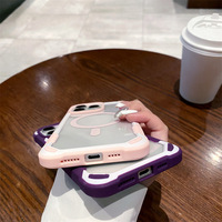Coque pour iPhone 17, Protection Arrière Rigide en PC Transparent Anti-Rayures et Pare-chocs Hybride Souple en TPU pour iPhone 16 17 Pro Max