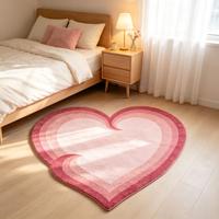 Moderner Exzentrischer Teppich Kunstwolle Bedruckter Teppich für Wohnzimmer Luxuriöser Unregelmäßiger Wellen-Teppich Weicher Plüsch-Dekor Alfombra