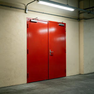 <span class=keywords><strong>Porte</strong></span> coupe-feu certifiée 60/<span class=keywords><strong>90</strong></span> minutes, faible quantité minimale de commande, <span class=keywords><strong>porte</strong></span> coupe-feu double battant pour écoles et intérieurs - Product Image 1