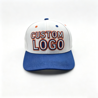Casquette de baseball personnalisée de haute qualité, bicolore, structurée, avec fermeture snapback et logo brodé en 3D pour les sports de plein air