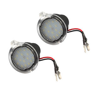Luces LED Decorativas para Automóviles, Luces de Charco Laterales Debajo del Espejo para <span class=keywords><strong>Ford</strong></span> F150 Raptor Edge Explorer Flex Fusion <span class=keywords><strong>Lincoln</strong></span> Navigator <span class=keywords><strong>Mark</strong></span> LT - Product Image 1