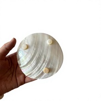Plateau en nacre fait main, coquille naturelle, miroir argenté, plat de service pour la décoration de la maison de luxe, restaurant, hôtel, événement