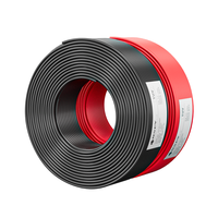 Câble solaire 12AWG certifié TUV 1500V DC, fil photovoltaïque, conducteur en cuivre pour système d'alimentation solaire