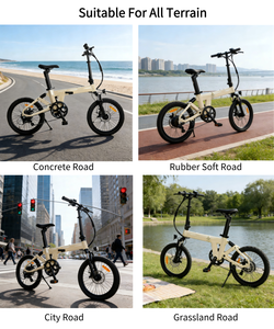 <span class=keywords><strong>Bicicleta</strong></span> Eléctrica <span class=keywords><strong>Plegable</strong></span> con Llantas Anchas, Batería de Litio de 36V 10Ah, Alcance de 60km, 7 Velocidades, Frenos de Disco Hidráulicos, 20 Pulgadas - Product Image 6