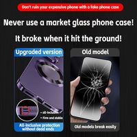Coque de téléphone magnétique en métal avec protection intégrale à 360° pour iPhone 18 17 13 14 15 16 18 Pro Max avec protection d'écran