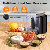Usine En Gros Cuisine 700ML Électrique Portable Alimentaire Mini Hachoir Processeur 150W Multifonctionnel Coupe-Légumes
