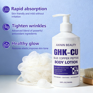 Ensemble de soins corporels Aixin Private Label, lotion hydratante pour le corps à la niacinamide et au peptide de cuivre <span class=keywords><strong>bleu</strong></span>, gel douche anti-rides - Product Image 5