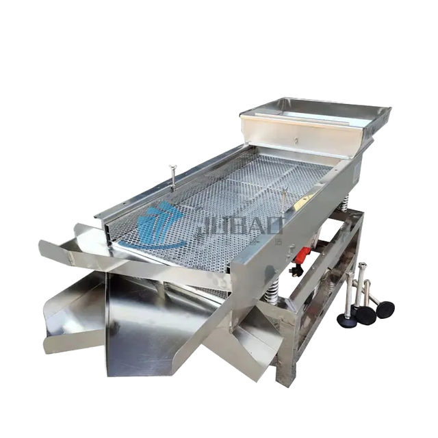 Customized Linear Vibrating Screen Energy Saving High Output Screening Machine for Sand Gravel Ore Powder Separation