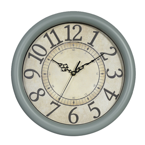 Reloj de pared decorativo, cuerpo de plástico redondo <span class=keywords><strong>digital</strong></span> con pantalla de agujas, sala de estar adecuado para, dormitorio, reloj silencioso - Product Image 1