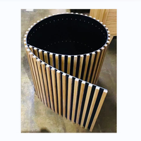 Nouvelle Arrivée Panneau Mural Acoustique Moderne En Chêne Blanc 3 Côté Pliable Isolation Thermique Insonorisé pour Hôtels Cinémas Appartements