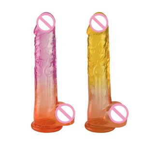 Xln Sexbay Offre Spéciale Dildo en TPE Souple Bicolore Dégradé Couleur Gelée Personnalisée Super <span class=keywords><strong>Forte</strong></span> Succion 100% Étanche Portable <span class=keywords><strong>pour</strong></span> Hommes - Product Image 1