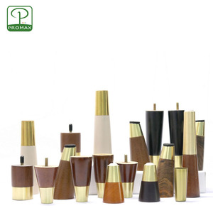 Legs factory round shape square solid wood cabinet bed sofa legs