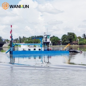Draga de Succión con Bomba de Corte de Precio de Fábrica WANRUN, Capacidad de 1500m/h, Impulsada por Diésel para Dragado de Arena en Ríos y Lagos - Product Image 4