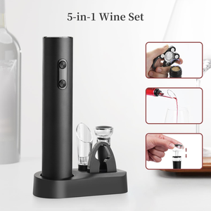 High Quality Cordless Red Wine Accessories <b>Battery</b> Operated Automatic Electric Wine Bottle Opener - Product Image 2
