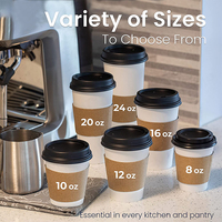 Vaso de Papel para Máquina Expendedora Automática con Borde Preciso, Vaso Pequeño de 4oz para Degustación de Espresso