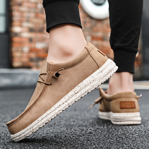 Grandes Chaussures Tendance et Décontractées pour Hommes, Grande Taille Chaussures Homme Décontractées <span class=keywords><strong>en</strong></span> Cuir Véritable, Mocassins <span class=keywords><strong>en</strong></span> Daim Personnalisés pour Hommes - Product Image 3