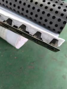 HDPEプラスチック製ディンプル防水基礎排水板（ジオテキスタイル付き） - Product Image 3