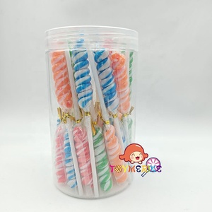 Sucettes spirales sucrées artisanales halal casher aux saveurs de fruits assorties, bonbons durs en sucre en bouteille TOYMERIKE - Product Image 6