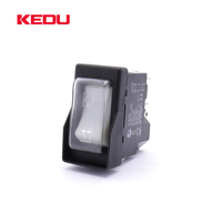 Interrupteur à bouton-poussoir KEDU KJD16 5 broches marche/arrêt, interrupteurs électromagnétiques avec couvercle étanche, interrupteur pour outil électrique