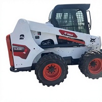 Chargeuse compacte Bobcat S630 d'occasion, moteur Kubota, charge nominale de 1,04 tonne, poids de la machine de 3,496 tonnes