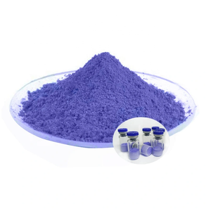 Venta al por mayor de productos para el cuidado de la piel, polvo de péptidos de cobre Ghk-Cu antienvejecimiento, materia prima CAS 49557-75-7 - Product Image 1