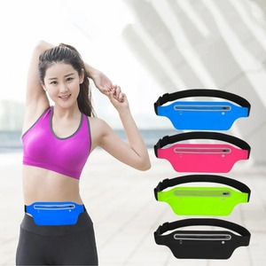 Sport Running braccio band L-ycra marsupio impermeabile custodia per telefono porta Jogging pancia da uomo donna palestra Fitness borsa per telefono - Product Image 1
