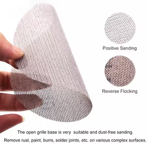 <span class=keywords><strong>Disques</strong></span> abrasifs en maille de 5 pouces à dureté moyenne pour le ponçage sur tampon floqué - Product Image 4