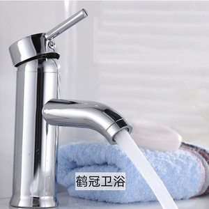 Grifo monomando moderno para lavabo con válvula de cerámica, acabado cromado, montaje en cubierta, grifo de un solo orificio para fregadero - Product Image 4