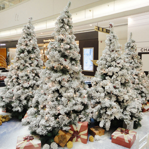 60cm Arbre De Noël Blanc Flocage Flocon De Neige Arbre De Noël Décoration Ornements Décoration De Bureau Shopping - Product Image 3