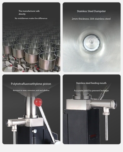 Hướng dẫn sử dụng dán điền máy 5-50ml bán tự động Kem điền máy cho mỹ phẩm Ketchup dầu Hướng dẫn sử dụng mỹ phẩm Ketchup dầu - Product Image 6