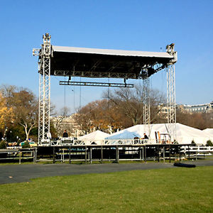 Structure de scène en aluminium carrée temporaire personnalisée pour concerts, matériau de construction de scène JUCHEN STAGE - Product Image 6