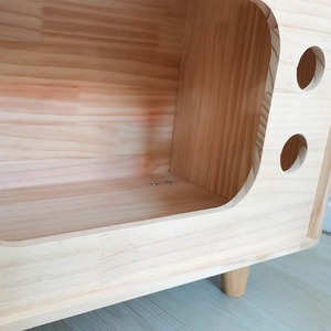 New Creative Cat <b>Nest</b> Wooden Pet Cabinet Multi-Shape Bedside Cabinet Bedroom Bedside Pet Cabinet Organizer - Product Image 2
