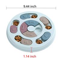 Funny IQ Game Interactive Slow Feeder Distributeur à mâcher Treat Dog Puzzle Feeder Toys