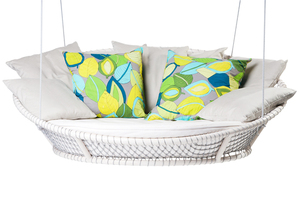 Chaises longues <span class=keywords><strong>de</strong></span> jardin modernes en corde tressée pour tous les temps, meubles <span class=keywords><strong>de</strong></span> jardin, lit <span class=keywords><strong>de</strong></span> jour extérieur - Product Image 3