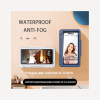 Salle de bain téléphone portable boîte étanche douche drame regarder coque de téléphone cuisine paresseux écran tactile support de poinçonnage gratuit