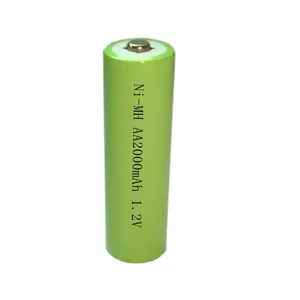 Rechargeable AA NiMh 1.2V 2000mAh Ni-MH Battery Cell