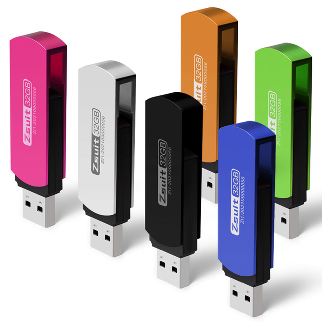 Wholesale New Promotional Custom Metal USB 2.0 Flash Drive with Laser Engraving 2-Year Warranty FCC/CE/RoHS Certified