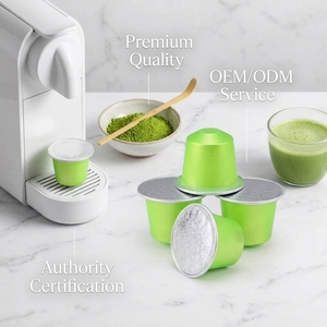 Cápsulas de Matcha Latte Instantáneo con Textura Cremosa para Máquinas de Espresso, Grado 1A-7A, Venta al Por Mayor de Fábrica con Marca Privada, Muestra Gratis - Product Image 1