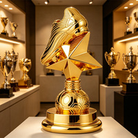 Coupe de trophée de football en résine personnalisée pour les événements sportifs de la Ligue des Champions, trophée de tournoi en résine
