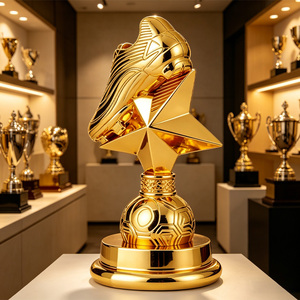 Trofeo de Fútbol de Resina Personalizado para la Liga de Campeones, Eventos Deportivos, Trofeo de Torneo de Resina - Product Image 5