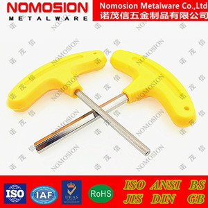 Llave Hexagonal en T NBJ16 de 4 mm, Cromada, de Acero Inoxidable, Grado Industrial - Product Image 2