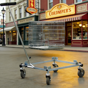 <span class=keywords><strong>Cage</strong></span> <span class=keywords><strong>de</strong></span> <span class=keywords><strong>transport</strong></span> roulante <span class=keywords><strong>pour</strong></span> animaux <span class=keywords><strong>de</strong></span> compagnie avec roues, <span class=keywords><strong>chariot</strong></span> <span class=keywords><strong>de</strong></span> voyage <span class=keywords><strong>pour</strong></span> chiens et chats, <span class=keywords><strong>cage</strong></span> <span class=keywords><strong>de</strong></span> <span class=keywords><strong>transport</strong></span> réglable en taille - Product Image 4