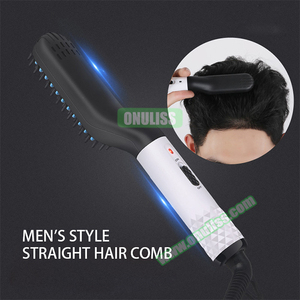 2019 Upgraded Electric <strong>Hair</strong> <strong>Straightener</strong> Styler Beard Comb Brush <strong>for</strong> <strong>Men</strong> - Product Image 5