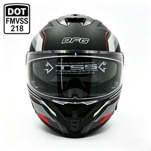 Nouveau Casque Moto Intégral <span class=keywords><strong>en</strong></span> ABS Certifié DOT, <span class=keywords><strong>Vente</strong></span> Chaude 2026, Logo Personnalisé, <span class=keywords><strong>Vente</strong></span> <span class=keywords><strong>en</strong></span> Gros, Services OEM, Cascos - Product Image 1