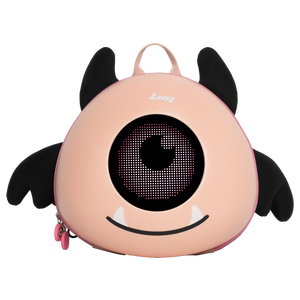 Sac à dos Little <span class=keywords><strong>Devil</strong></span> à yeux lumineux LED, sac d'école personnalisé pour enfants, unisexe, voyage, mignon, tendance, léger, coque rigide, USB mobile - Product Image 1