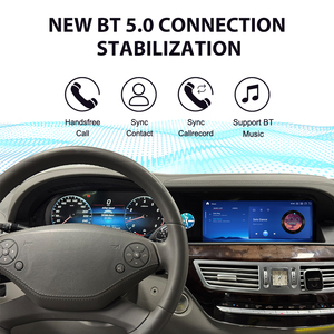 Écran double ZWNAV 12,3 pouces pour <span class=keywords><strong>Mercedes</strong></span> Benz W221 2006-13, Android 13, GPS, tableau de bord, autoradio multimédia, cluster numérique, horloge intelligente - Product Image 4